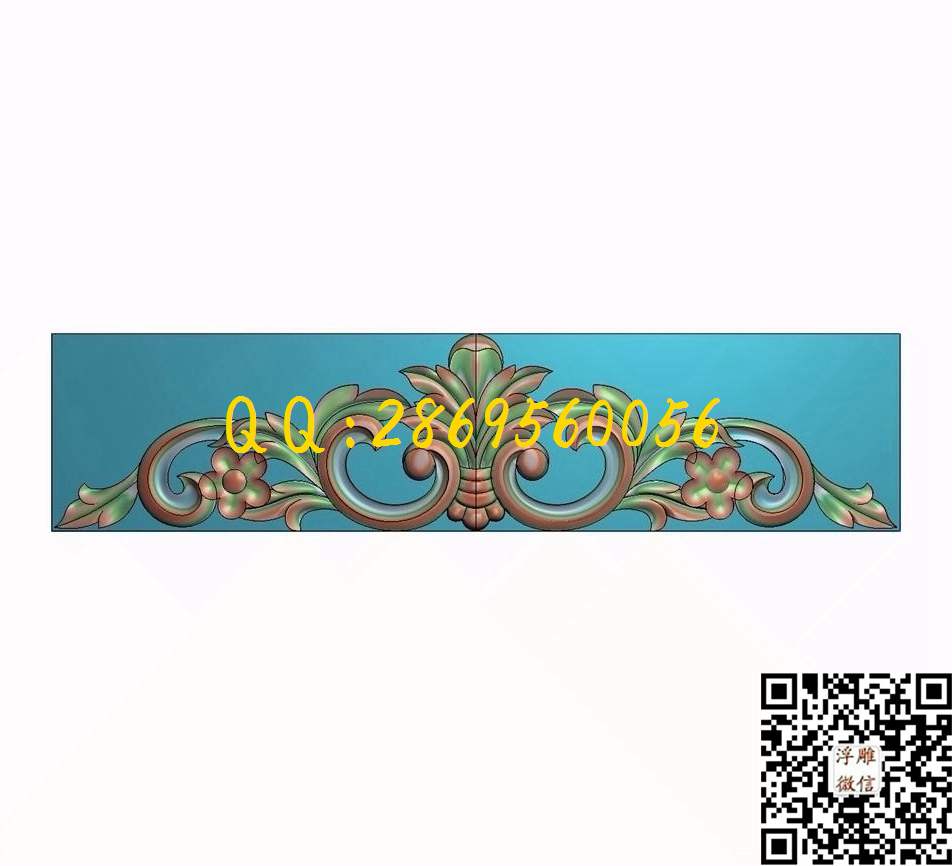 门花430-100-5_欧式长条洋花横洋花门楣门头花门花洋贴花门上花镂空洋花精雕图浮雕图